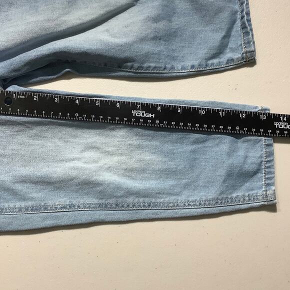 OshKosh B’gosh Denim Overalls Child Size 4T – Light Wash, Vintage, 100% Cotton - Picture 7 of 8